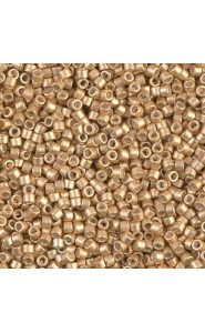 Miyuki delica Beads 11/0 - Galvanized semi matt Champagne mead DB-1153